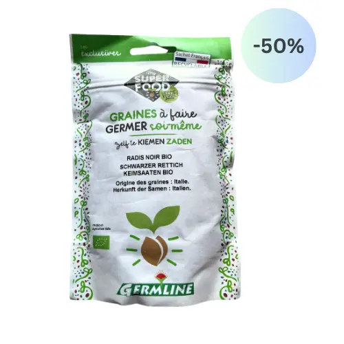 Black raddish germination seeds organic 150g-bags