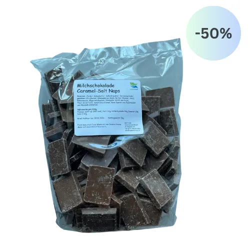 Milk Chocolate Naps Caramel Salt 1kg