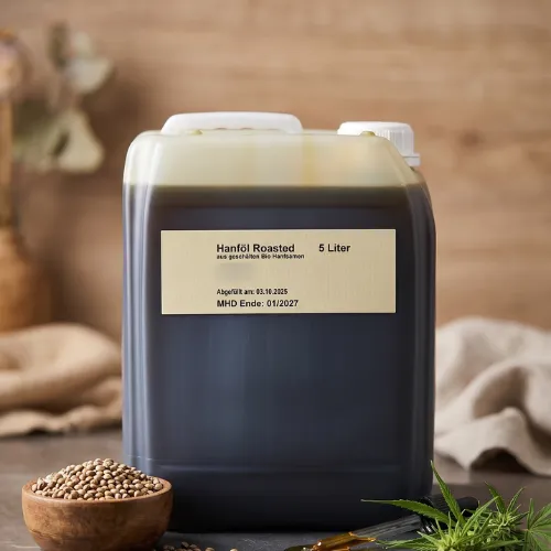 Hanföl geröstet 5 Liter