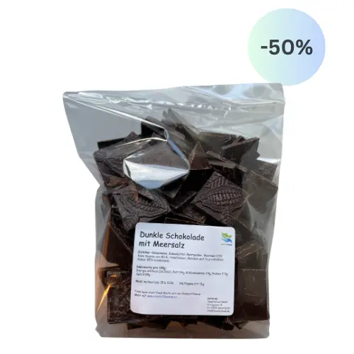 Dunkle Bruch-Schokolade Meersalz 1kg