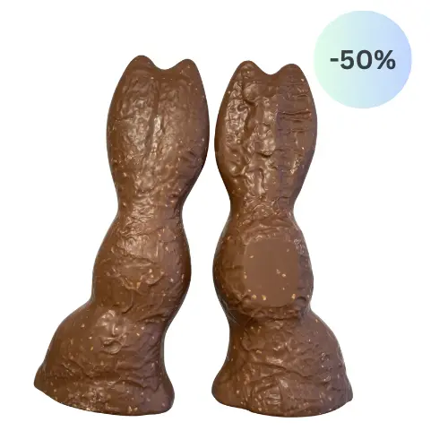 Osterhase 180g Mandel-Milch ohne Gesicht